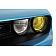 GT Styling Headlight Cover - Plastic Transparent Yellow And Clear Full Cover Set Of 2 - GT0265Y