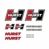 Hurst Decal - Vinyl with Mylar Laminate Red - 1320000