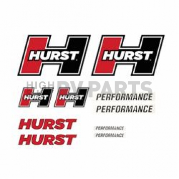 Hurst Decal - Vinyl with Mylar Laminate Red - 1320000