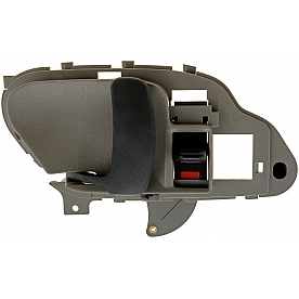 Help! By Dorman Interior Door Handle - Paddle Metal Gray Single - 77187CD