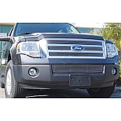 T-Rex Truck Products Grille Insert - Horizontal Bar Rectangular Polished Aluminum - 21594