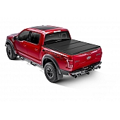 Rugged Liner Tonneau Cover Hard Folding Black Matte Aluminum - HC3F5509