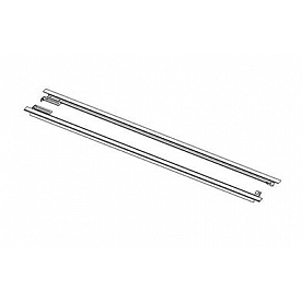 BAK Industries Tonneau Cover Rail Black Aluminum Set Of 2 - RAILS39311