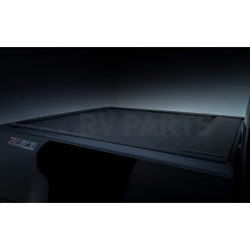 Pace Edwards Tonneau Cover Hard Manual Retractable Black Matte Powder Coated Aluminum - MFM2136-1