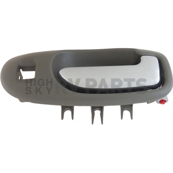 Help! By Dorman Interior Door Handle - Plastic Light Gray Housing With Silver Lever Single - 93288