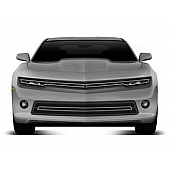 DJ Grilles Bumper Grille Insert Mesh Matte Black Stainless Steel Accent Trim - DJ110395