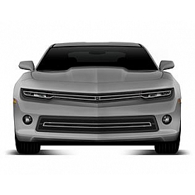 DJ Grilles Bumper Grille Insert Mesh Matte Black Stainless Steel Accent Trim - DJ110395