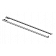 BAK Industries Tonneau Cover Rail Black Aluminum Set of 2 - RAILS39331