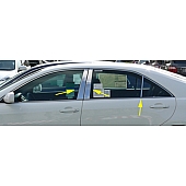 TFP (International Trim) Body Pillar Cover - Polished Stainless Steel Silver Set of 6 - 31735PPT