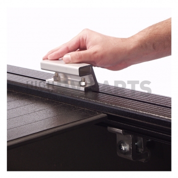 Pace Edwards Tonneau Cover Rail Black Aluminum Sold As Pair - BE5069-1