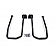 Warn Brush Guard Tubular Powder Coated Black Steel - 95366