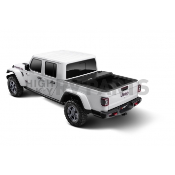 Rugged Ridge Tonneau Cover Hard Folding Black Matte Aluminum - 1355024-2