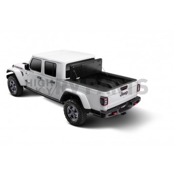 Rugged Ridge Tonneau Cover Hard Folding Black Matte Aluminum - 1355024-3