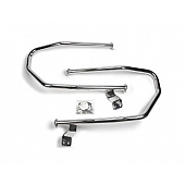 Warn Brush Guard Tubular Polished Silver Stainless Steel - 98210