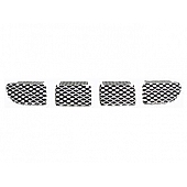 Street Scene Bumper Grille Insert Mesh Satin Silver Aluminum - 95077738