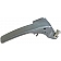Help! By Dorman Interior Door Handle - Lever Plastic Silver Single - 93352