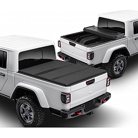 Spyder Automotive Tonneau Cover Hard Folding Black Polycarbonate Plastic - 9049330