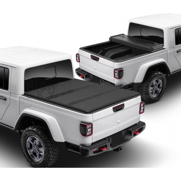 Spyder Automotive Tonneau Cover Hard Folding Black Polycarbonate Plastic - 9049330