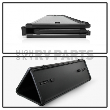 Spyder Automotive Tonneau Cover Hard Folding Black Polycarbonate Plastic - 9049330-2
