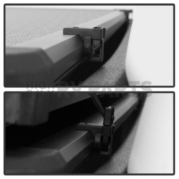 Spyder Automotive Tonneau Cover Hard Folding Black Polycarbonate Plastic - 9049330-5