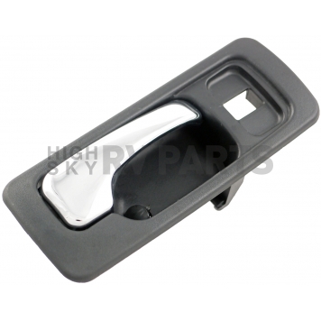 Help! By Dorman Interior Door Handle - Plastic Black Housing With Silver Lever Single - 92428-2