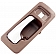 Help! By Dorman Interior Door Handle - Plastic Brown Housing With Silver Lever Single - 92430