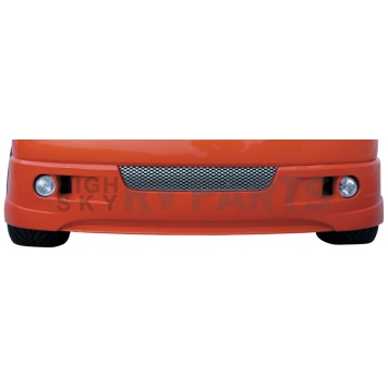 Street Scene Bumper Grille Insert Mesh Brushed Silver Aluminum - 95077831-2