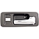 Help! By Dorman Interior Door Handle - Lever Plastic Gray Housing With Silver Lever Single - 92432