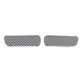 Street Scene Bumper Grille Insert Mesh Brushed Silver Aluminum - 95077832