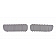 Street Scene Bumper Grille Insert Mesh Brushed Silver Aluminum - 95077832