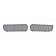 Street Scene Bumper Grille Insert Mesh Brushed Silver Aluminum - 95077832