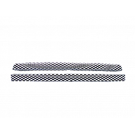 Street Scene Bumper Grille Insert Mesh Satin Silver Aluminum - 95077834