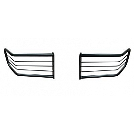 Go Industries Brush Guard Tubular Powder Coated Black Steel - 26652B