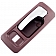 Help! By Dorman Interior Door Handle - Plastic Red Housing With Silver Lever Single - 92437