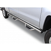 Go Rhino Nerf Bar - Truck Wheel To Wheel Stainless Steel Round 3 Inch - D360441PS