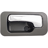 Help! By Dorman Interior Door Handle - Lever Plastic Gray Housing With Silver Lever Single - 92443
