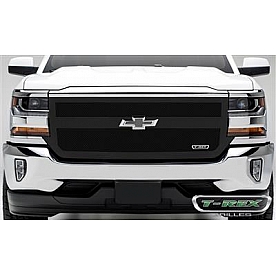 T-Rex Truck Products Grille Insert - Mesh Rectangular Black Powder Coated Steel - 51131