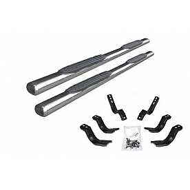 Go Rhino Nerf Bar 4 Inch Stainless Steel Oval - 04036880PS