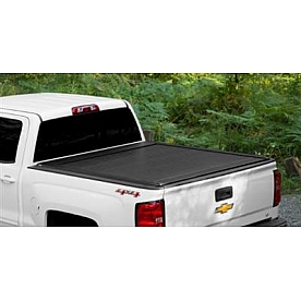 Pace Edwards Tonneau Cover Hard Manual Retractable Black Matte Powder Coated Aluminum/ Vinyl - KRNA16A42
