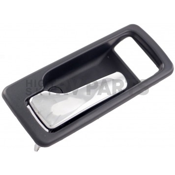 Help! By Dorman Interior Door Handle - Plastic Black Housing With Silver Lever Single - 92449-2