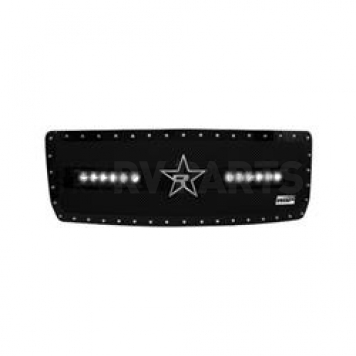 RBP (Rolling Big Power) Grille Insert - Black Stainless Steel Rectangular - 967209