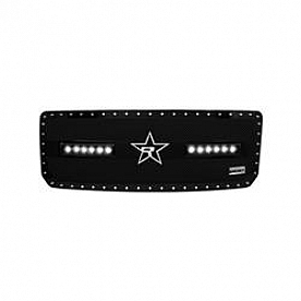 RBP (Rolling Big Power) Grille Insert - Black Stainless Steel Rectangular - 967210