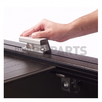 Pace Edwards Tonneau Cover Rail Black Aluminum Set Of 2 - TE5057-4