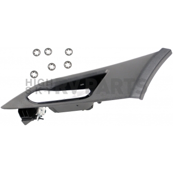 Help! By Dorman Interior Door Handle - Plastic Black Housing With Silver Lever Single - 82520