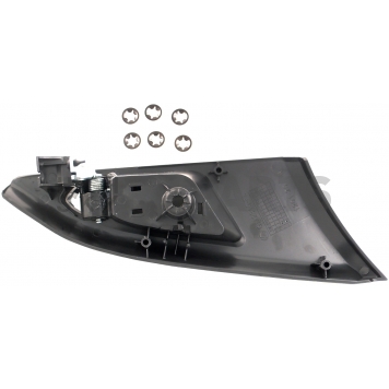 Help! By Dorman Interior Door Handle - Plastic Black Housing With Silver Lever Single - 82520-1
