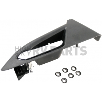 Help! By Dorman Interior Door Handle - Plastic Black Housing With Silver Lever Single - 82520-2