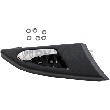 Help! By Dorman Interior Door Handle - Plastic Black Housing With Silver Lever Single - 82522