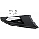 Help! By Dorman Interior Door Handle - Plastic Black Housing With Silver Lever Single - 82522