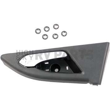 Help! By Dorman Interior Door Handle - Plastic Black Housing With Silver Lever Single - 82524