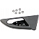 Help! By Dorman Interior Door Handle - Plastic Black Housing With Silver Lever Single - 82524